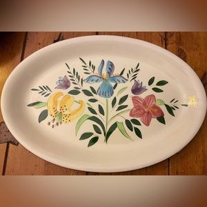 Vintage Stangl Country Garden Oval serving platter. 15x10”